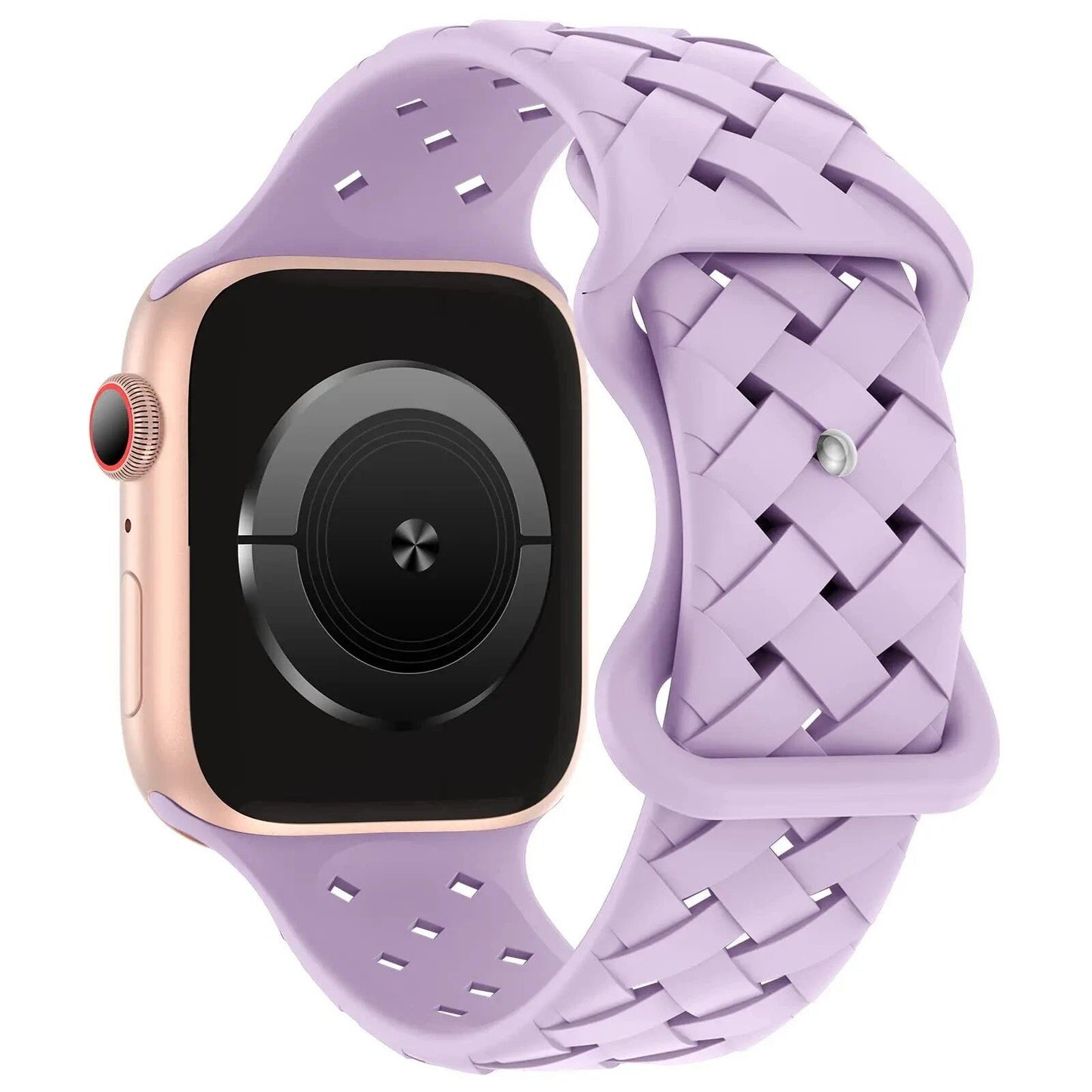 Apple Watch用シリコーンスポーツストラップ - Ultra 2/SE/Series 9/8/7/6/5対応 49mm・46mm・44mm・42mm・41mm・40mm 通気性バンド ;発送元: 並行輸入品