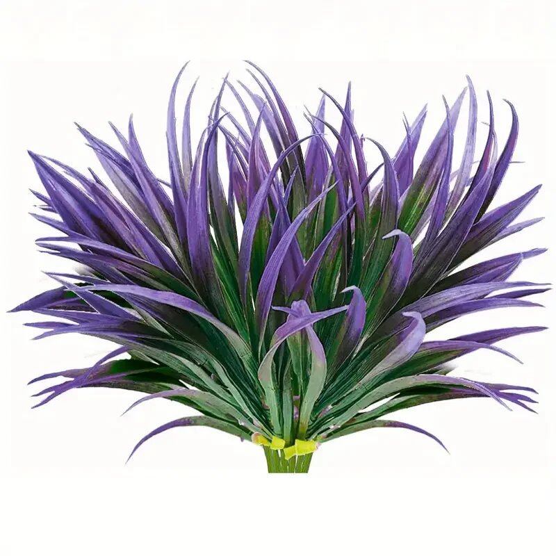 1/4-Piece UV-Resistant Artificial Outdoor Plants - Tall Grass, Tropical Flowers and Shrubs - Perfect for Year-Round Indoor Use (Imported)