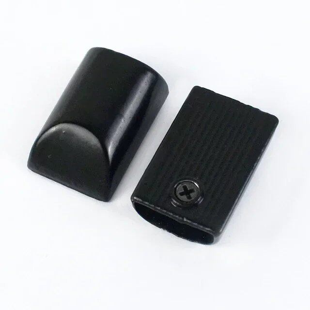 10/20/50pcs 9mm Metal Zipper Stoppers, Zipper Stops, Tail Clips, End Plugs with Heads, Screw-On, for DIY Bags, Leather Crafts, and Hardware Accessories. Size: Parallel Import.