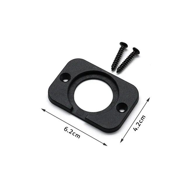 1, 2, 3, 4-Hole USB Outlet Socket Panel, Black ABS Housing Holder Kit for Car, Boat, Truck Dashboard, Cigarette Lighter Socket Installation, Color Name: Parallel Import