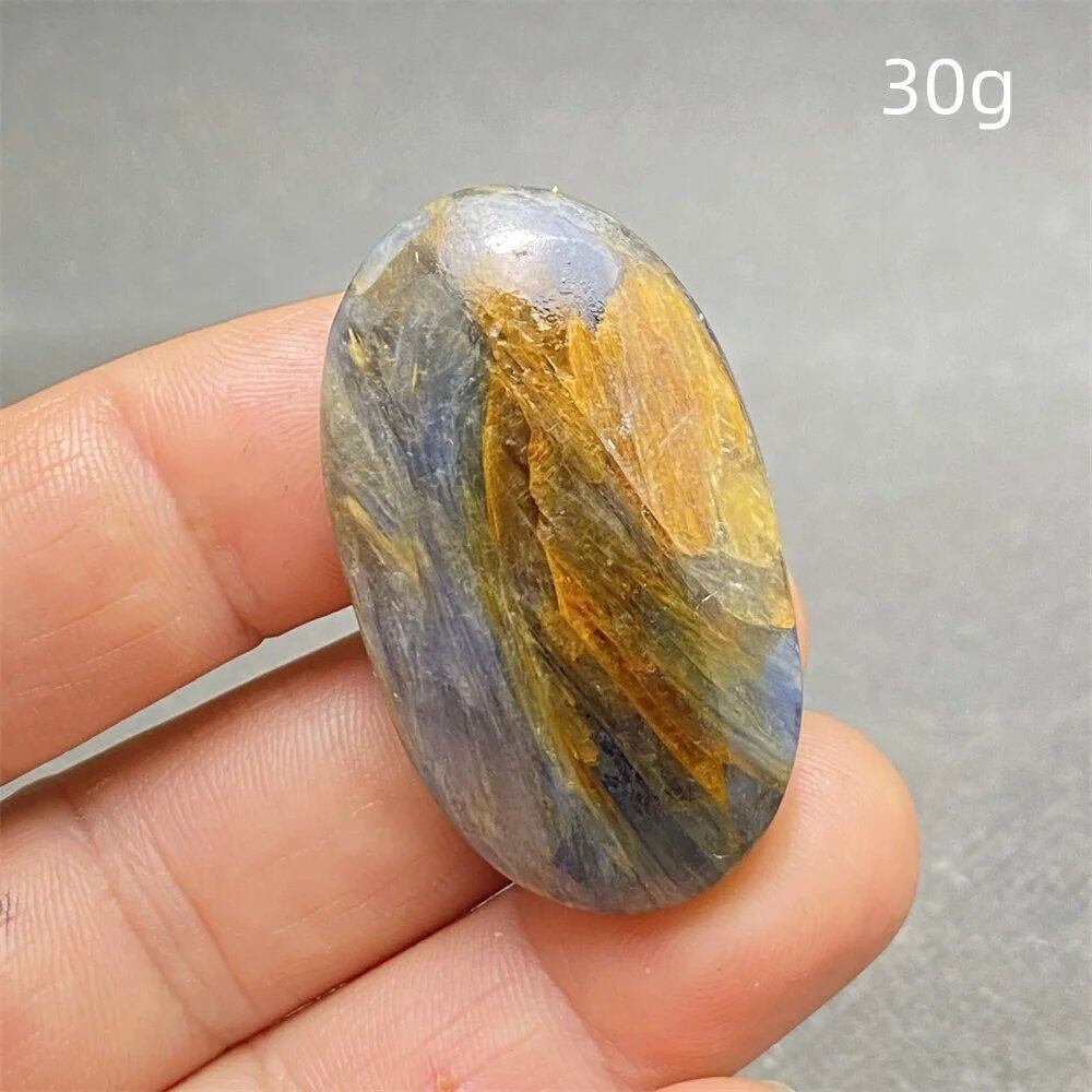 High-Quality Natural Kyanite Crystal for Palm Play, Hand Polishing, Meditation Massage, Magic Stone, Home Decoration, Colorful, Parallel Import