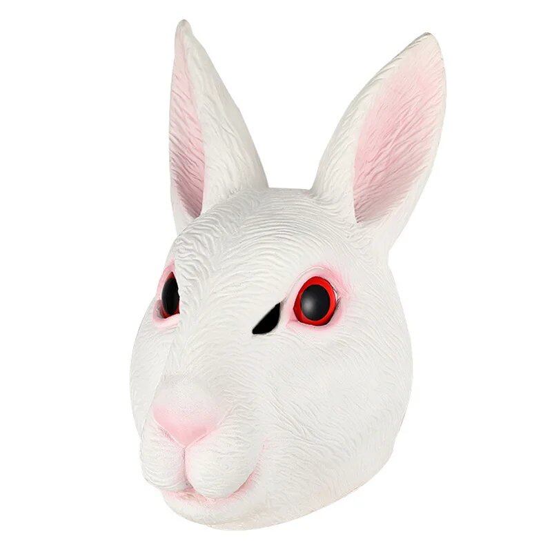 Chinese Zodiac Animal Head Masks - Chicken, Horse, Dog, Pig, Tiger, and Rabbit - Latex Costumes for Halloween Props, Color: 40387 - Parallel Import