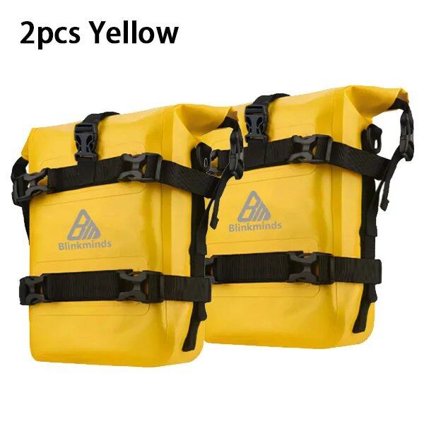 1/2-Piece Motorcycle Bumper Bag for BMW R1200GS R1250GS ADV, Honda NC750X, CB500X, Waterproof Crash Bar Bag, Bumper Repair Tool Bag (Parallel Import)