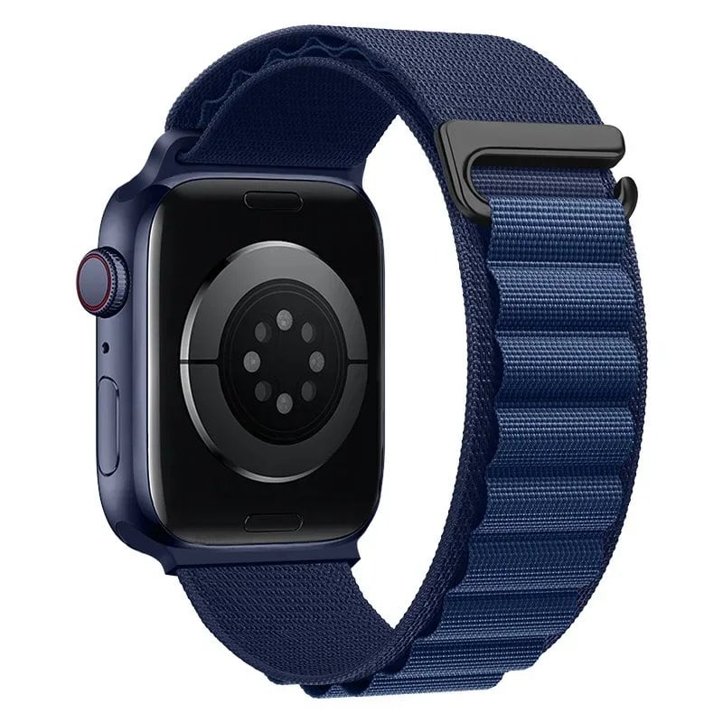 Apple Watch Ultra用アルパインループストラップ - 49mm 45mm 44mm 42mm 41mm 40mm対応 メタルCフックバンド(iwatch SE/シリーズ9/8/7/6/5/4/3互換) バンドカラー:mm 並行輸入品