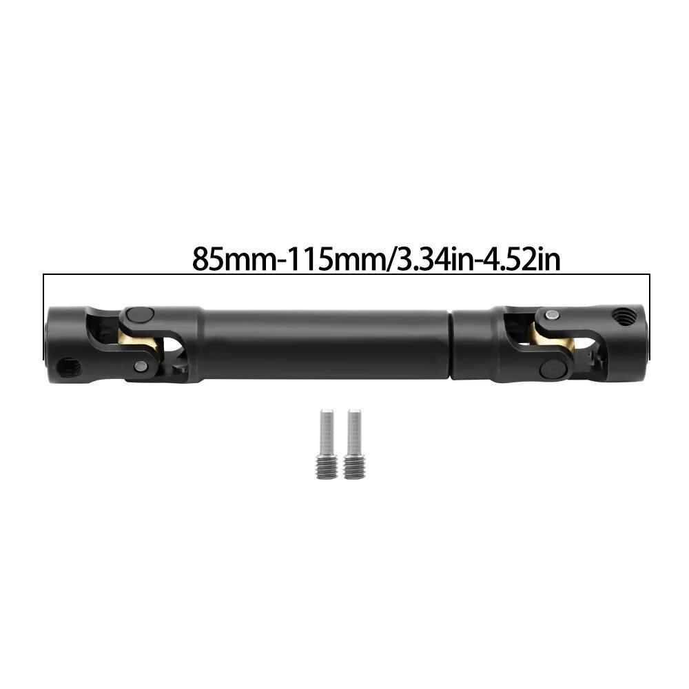 1/10 Scale RC Car Metal Internal Gear Drive Shaft Universal Joint Compatible with Axial SCX10 Gladiator YK4082 TRX4 TF2 D110 Crawlers (Color: Imported)