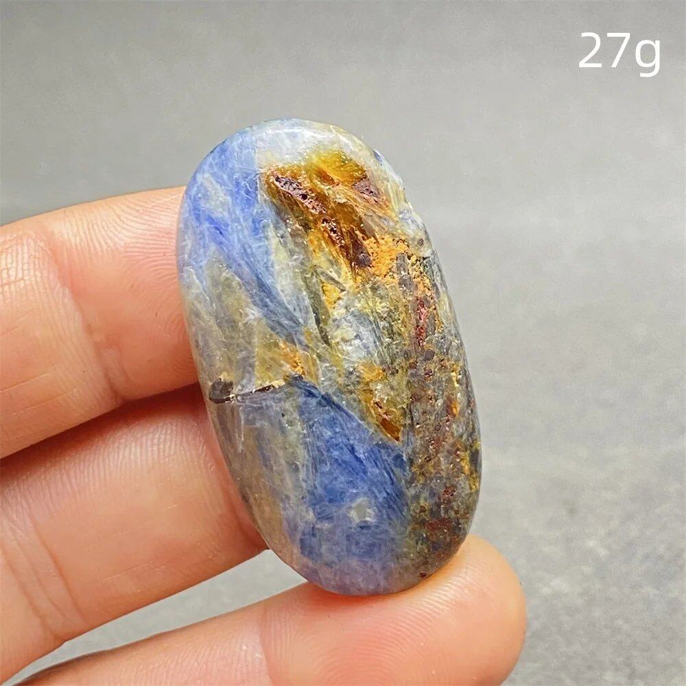 High-Quality Natural Kyanite Crystal for Palm Play, Hand Polishing, Meditation Massage, Magic Stone, Home Decoration, Colorful, Parallel Import