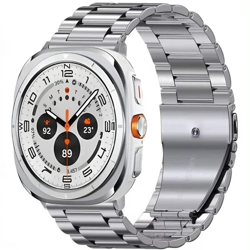 Replacement Metal Band for Samsung Galaxy Watch Ultra 47mm, Stainless Steel Bracelet, Strap, Wristband, Band Color: Galaxy Ultra 47mm, Band Width: Parallel Import