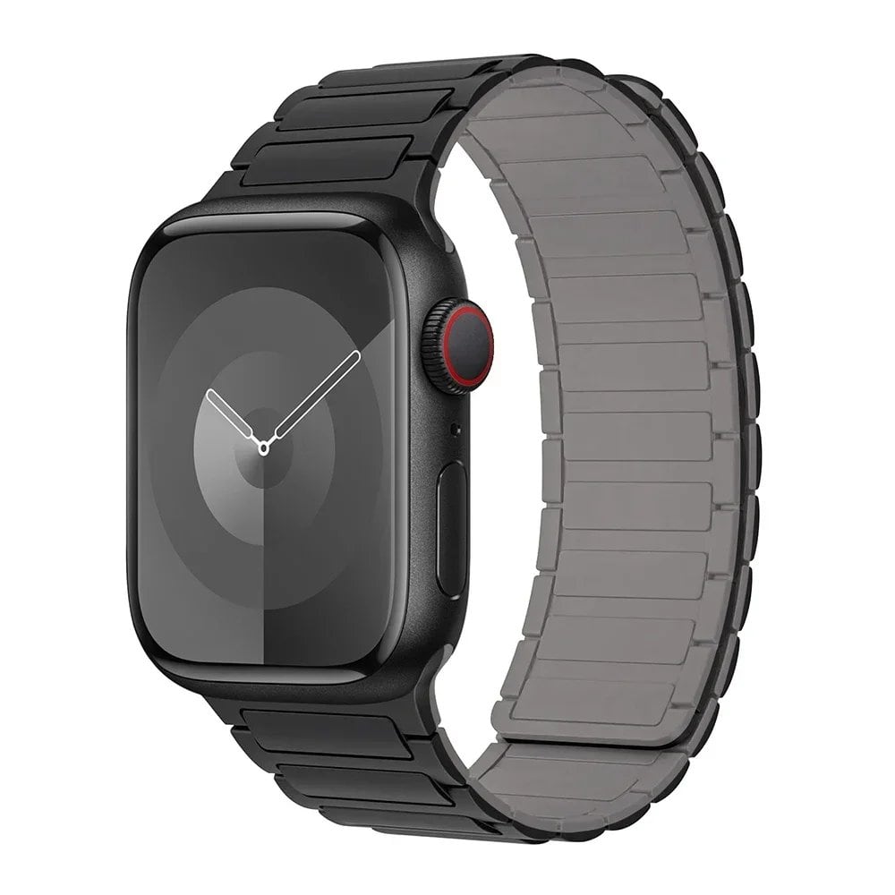 Magnetic Loop Band for Apple Watch, Compatible with 44mm, 40mm, 49mm, 45mm, 41mm, and 38mm Silicone Straps, Compatible with iWatch Series 9/8/7/6/5/4/3/SE/Ultra 2, Parallel Import