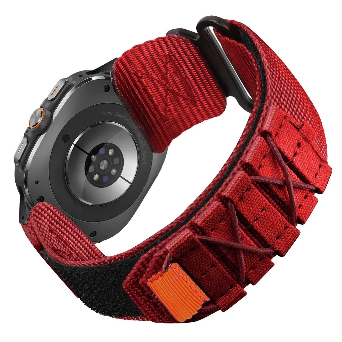 Non-Gap Nylon Strap, Quick Fit Band, Sport Bracelet for Samsung Galaxy Watch 7 Ultra (47mm) - Size: ; Band Width: Galaxy Watch 7 Ultra; Parallel Import