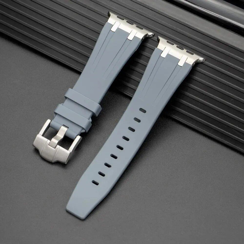 Silicone Sport Strap for Apple Watch Ultra 49mm - Compatible with iWatch 9/8/7/6/5/4/SE/3/2/1 (42mm, 44mm, 45mm, 41mm, 40mm, 38mm) Band Colors: mm, Parallel Import