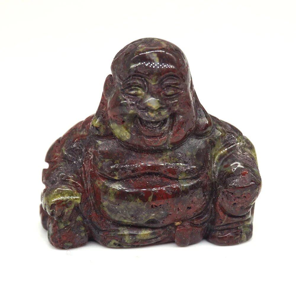 1.2-inch Buddha Statue, Natural Healing Crystal Reiki Chakra Figurine, Spiritual Stone Sculpture, Home Decor, Parallel Import