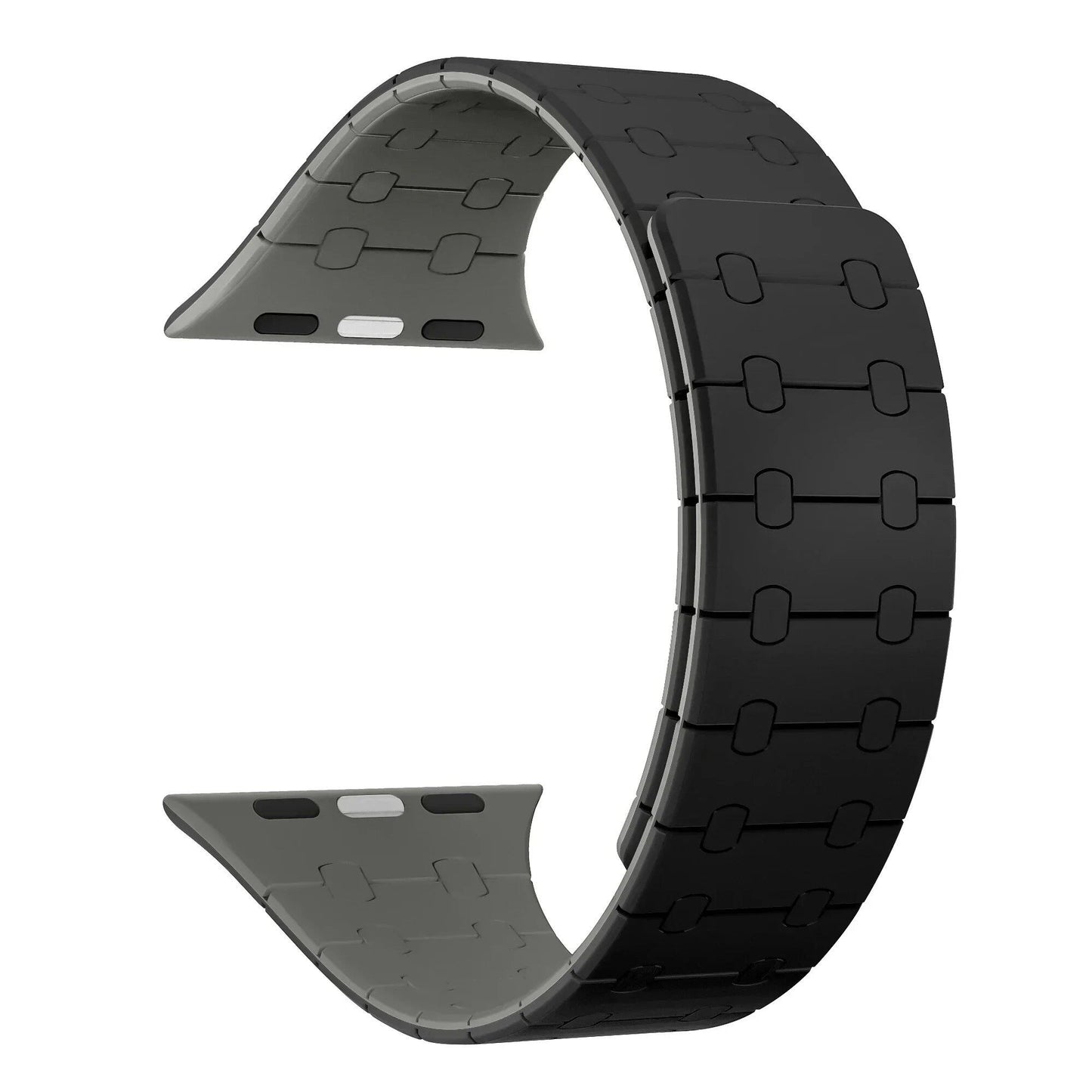 Apple Watch用シリコンマグネットストラップ - Ultra 2/Series 9/8/7/6/SE/5対応 49mm/44mm/40mm/S10/46mm/42mm/41mm/45mm ブレスレット サイズ;発送元: 並行輸入品