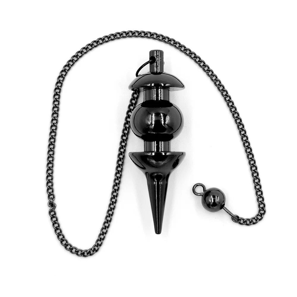 Copper Metal Pendulum, Dowsing Pendulum, Spiritual Divination Healing Tool, Wiccan Balancing Tip Cone Pendant, Parallel Import