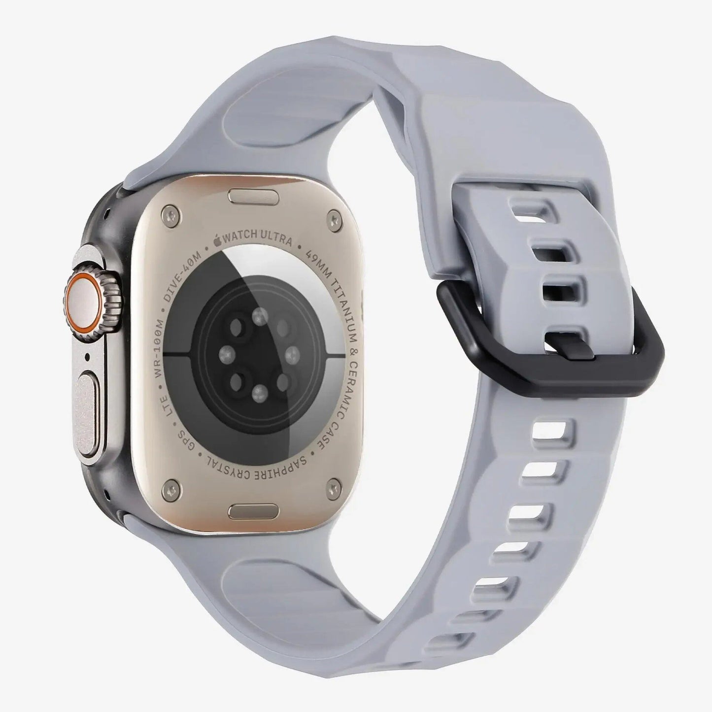 Apple Watch用スポーツシリコンバンド 45mm 44mm 42mm対応 シリコンストラップ ブレスレット アップルウォッチUltra 2 49mm用時計バンド サイズ: 並行輸入品