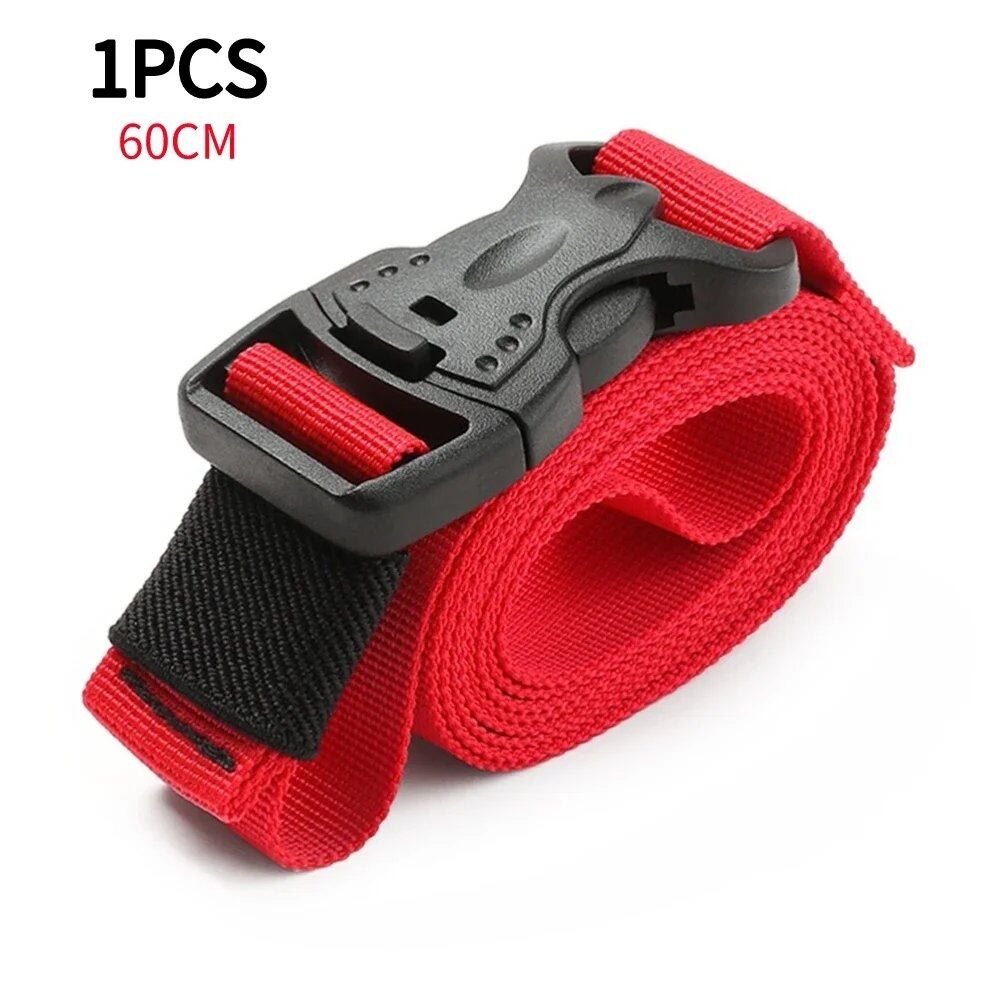 1-4 Pieces Cargo Tie Luggage Straps with Buckles, Camping Nylon Travel Kit, Luggage Straps, Camping Straps, 0cm, Parallel Import