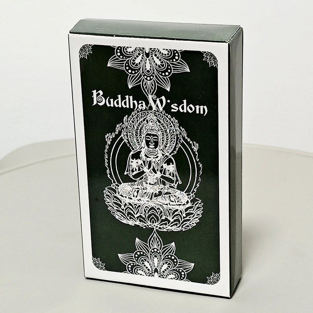 Buddha's Wisdom Oracle Deck, 54 Spiritual Cards for Divination, Divine Guidance, and Inspiration, 10.3 x 6cm, Parallel Import. Buddha's Wisdom Oracle Deck, 54 Spiritual Cards for Divination, Divine Guidance, and Inspiration, 10.3 x 6cm, Parallel Import.