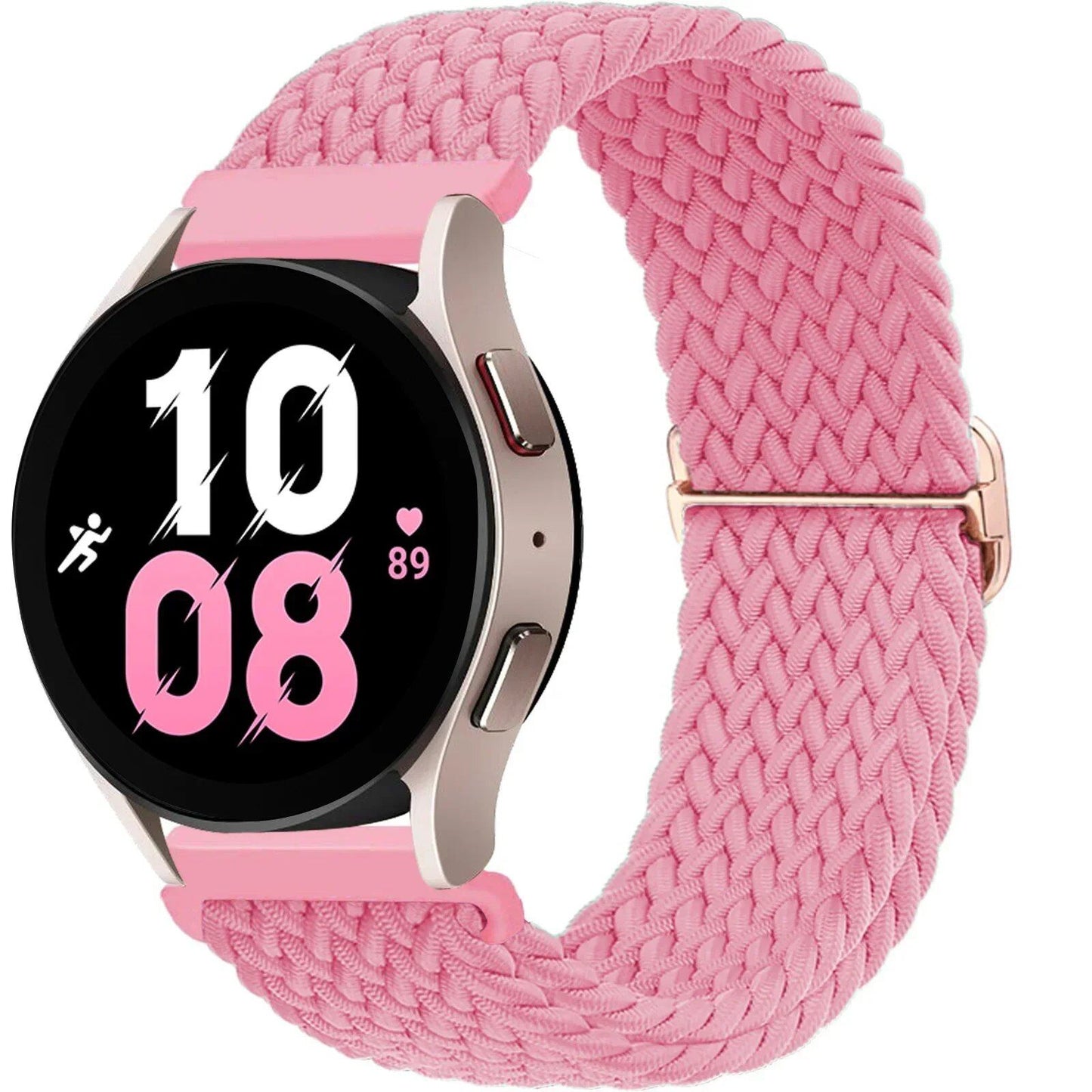 Compatible with Samsung Galaxy Watch 7, 6, 5, and 4 (40mm, 44mm, 6 Classic, 43/47mm), 20mm and 22mm nylon straps. Compatible with Huawei Watch 3 and 4 Pro, Solo Loop woven bands. Band Color: mm; Ships from: Parallel Import.