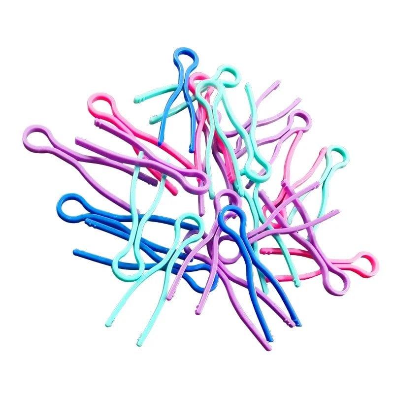 10/20/30-Piece Long Thread Bobbin Clips, Thread Spool Storage Holder, Plastic Sewing Clips, Sewing Accessory Tool, Size: Parallel Import