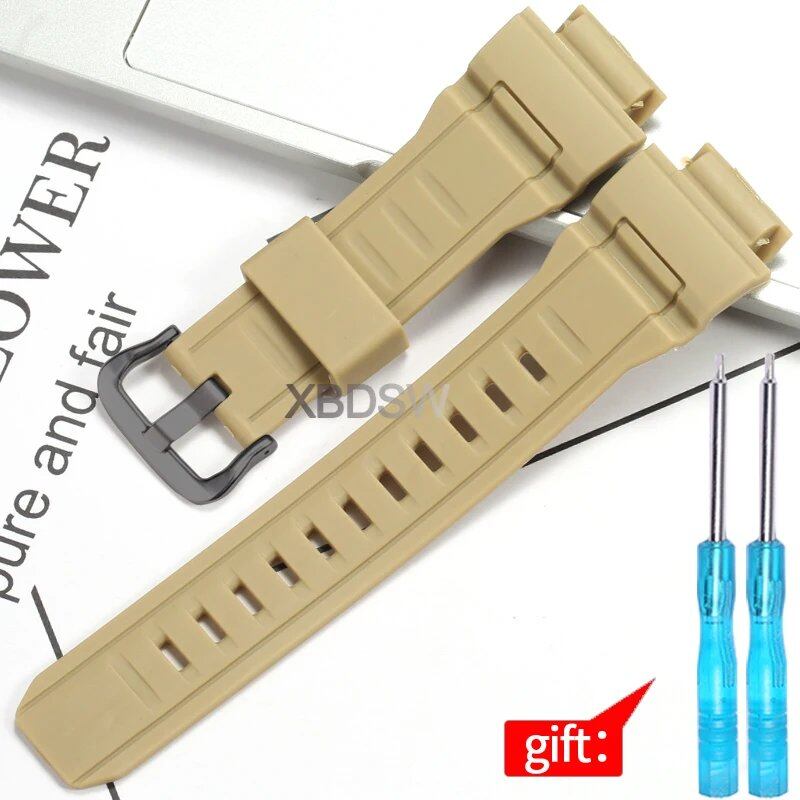 Waterproof men's rubber watch band replacement strap for Casio G-9300, GW-9300, and GW-9400; Band width: 20mm; Ships from: Parallel import