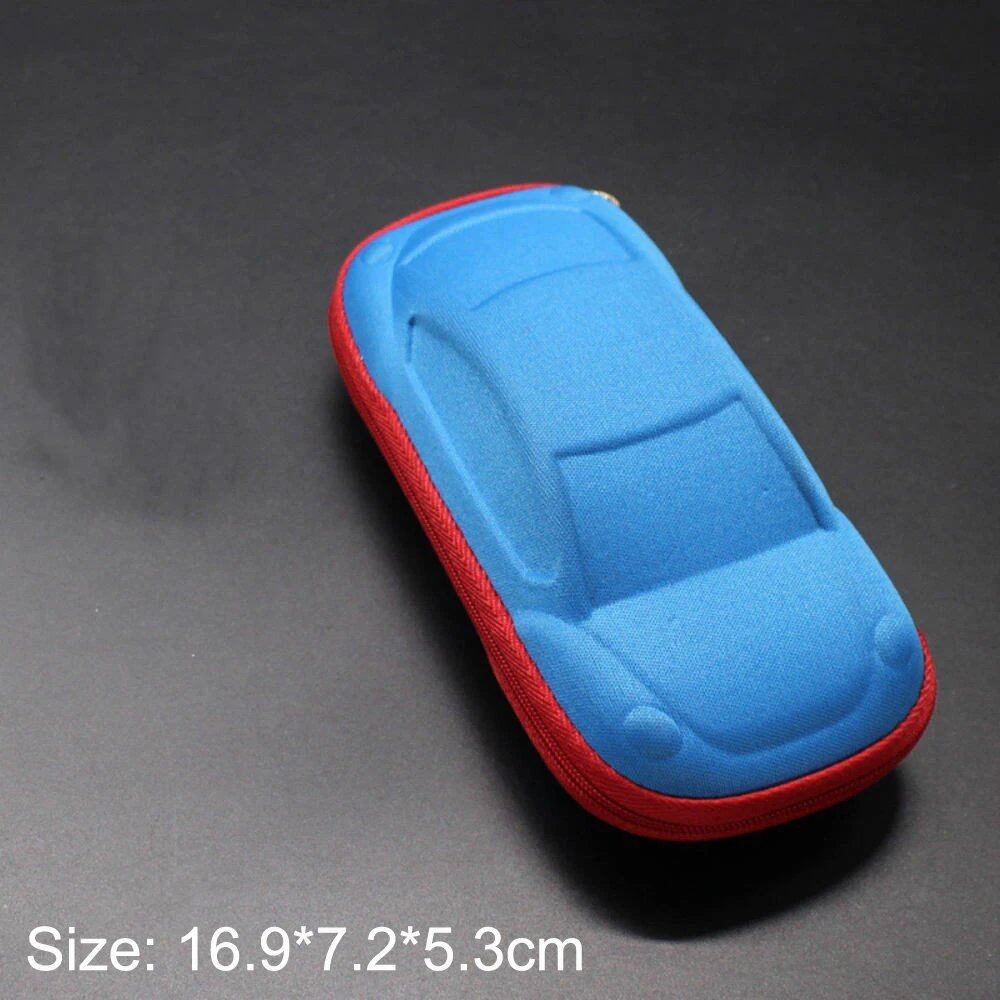 KLASSNUM Portable EVA Eyeglass Case with Carabiner Hook, Colorful Sunglasses Hard Case, Zippered Eyeglass Protection Box, Holder, New, Parallel Import
