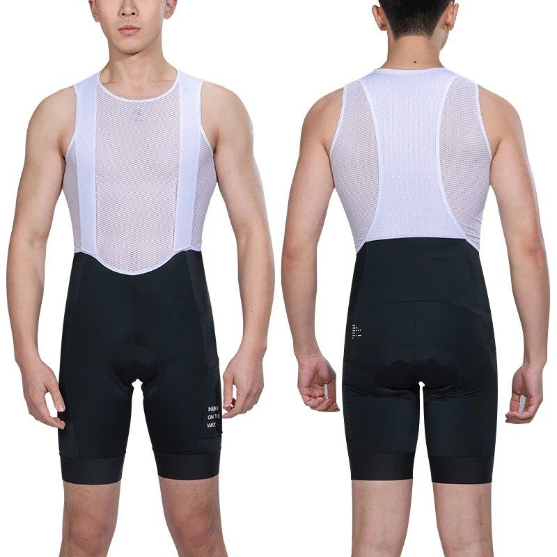 INBIKE Summer Cycling Bib Shorts, 3D Padded, Men's MTB Bike Shorts, Road Bike Pants, Bicycle Shorts with Pockets, Size: Parallel Import