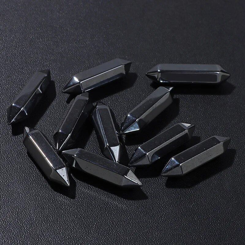 卸売 天然石 クリスタルビーズ 8x32mm カラフル 瞑想ペンダント クォーツ ミネラルクラフト DIYアクセサリー ホームデコ 並行輸入品