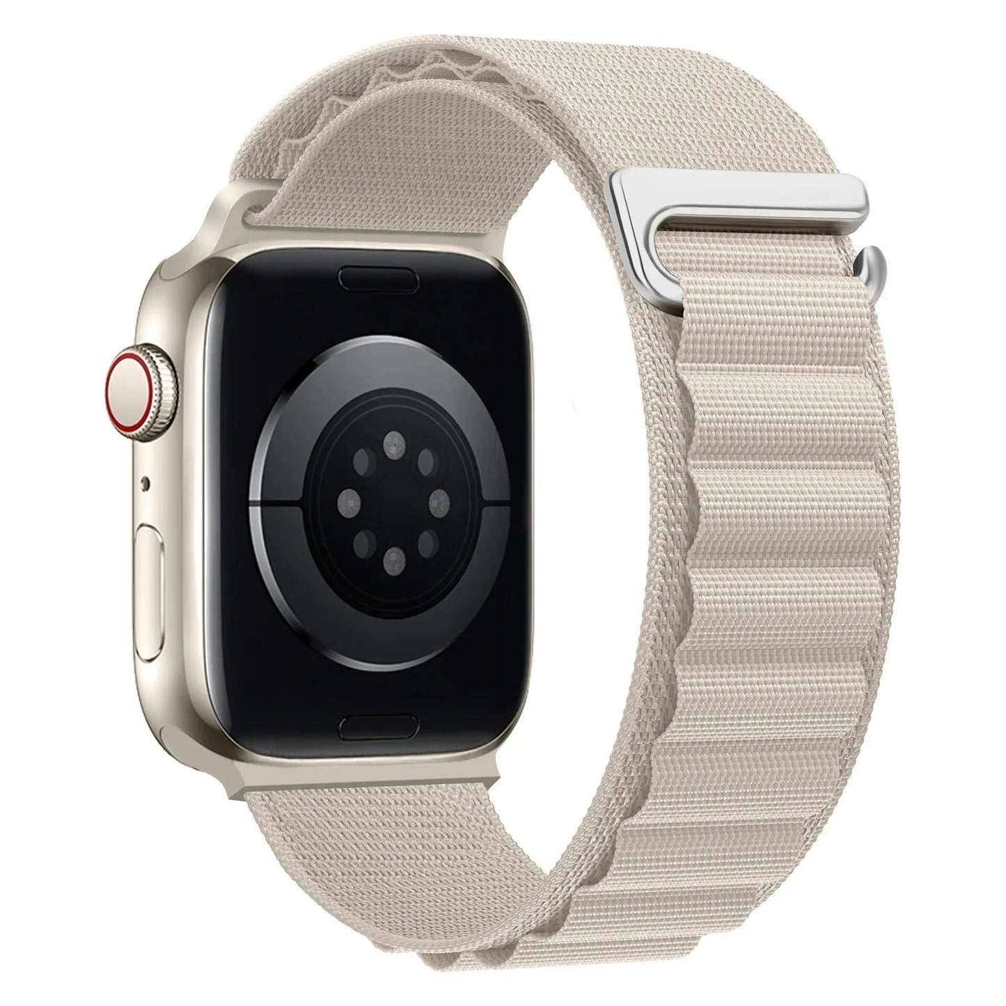Apple Watch Ultra用アルパインループストラップ - 49mm 45mm 44mm 42mm 41mm 40mm対応 メタルCフックバンド(iwatch SE/シリーズ9/8/7/6/5/4/3互換) バンドカラー:mm 並行輸入品