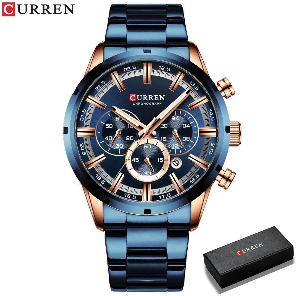 Karen Men's Luxury Waterproof Chronograph Quartz Watch, Hot Fashion Top Brand, Women's Watch, Parallel Import