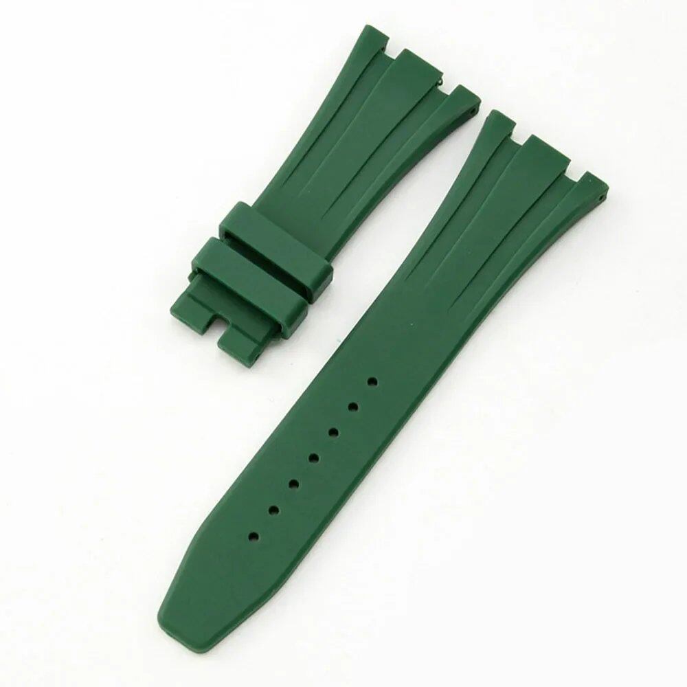 Waterproof Silicone Rubber Watch Band for GA2100/GA-2110, 26mm/27mm - AP Royal Oak Style Sport Wristband for Men and Women, Band Color: 26 or 27mm, Band Width: Parallel Import