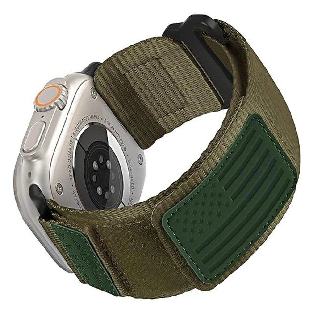 Apple Watch Ultra 2用ストラップ バンド 49mm 45mm 44mm 42mm 46mm対応 ナイロン アルパイン スポーツ ブレスレット iWatch シリーズ 10/9/8/7/6/5/4/SE対応 サイズ:42mm 44mm 45mm 46mm 49mm ;発送元: 並行輸入品