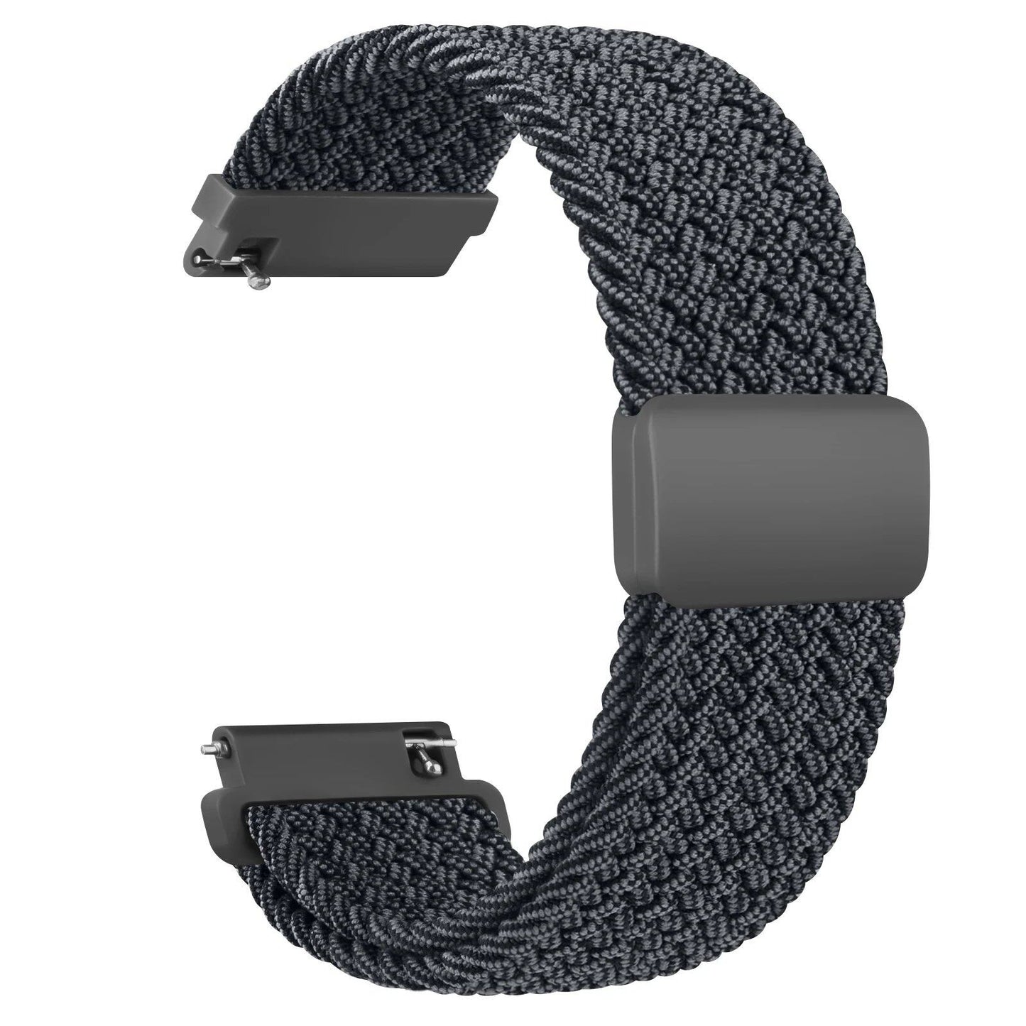 20mm/22mm Braided Strap/Bracelet for Garmin Vivoactive 4/3/Music/Venu Sq 2 Plus/Forerunner 245/645/55/158/Vivomove 3, Band Color: mm, Parallel Import