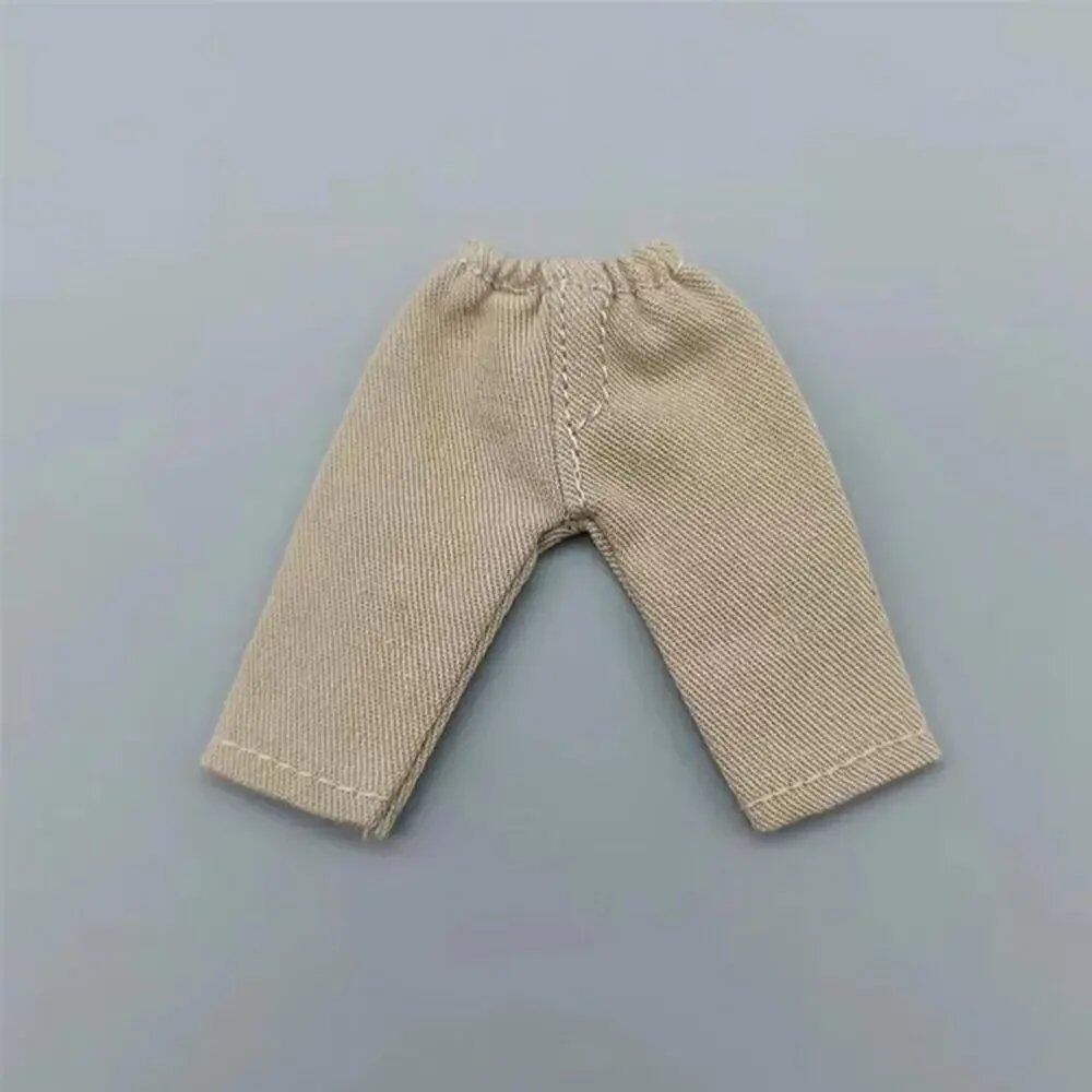 1/11 OB11 Doll Denim Pants, 1/12 BJD/GSC Doll T-Shirt, Mini Cute Doll Pants, DIY Doll Accessories, Fashion Doll Clothes, Parallel Import