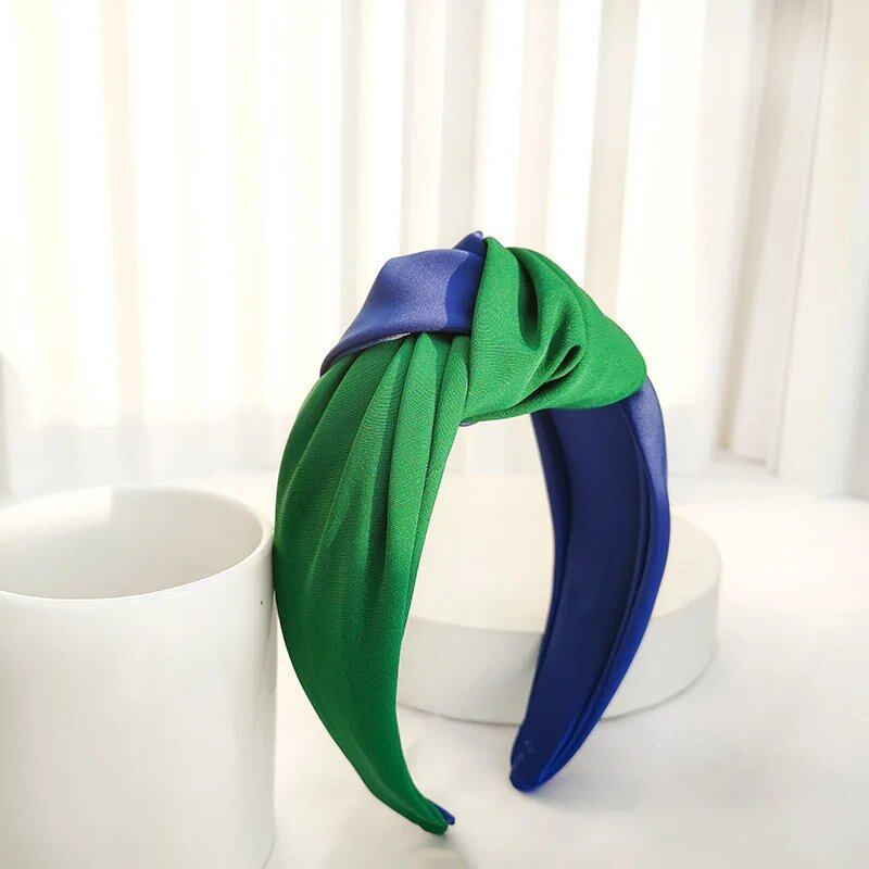 Satin Big Knot Hairband Headband Accessory for Women Wholesale Parallel Import