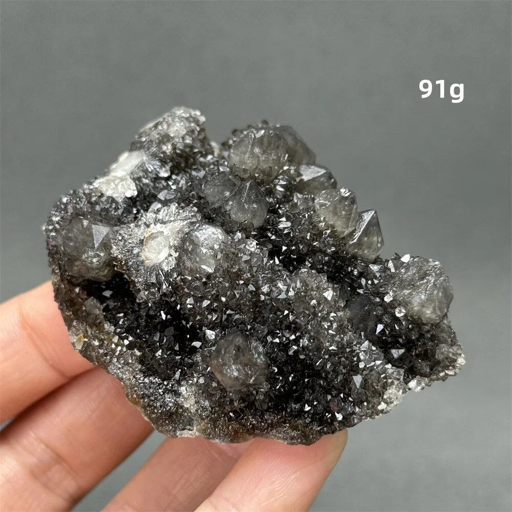100%天然 南アフリカ産 ブラッククリスタルサボテン ミネラル原石 クラスター オーラヒーリング 瞑想 エネルギー ホームデコレーション カラー: 並行輸入品