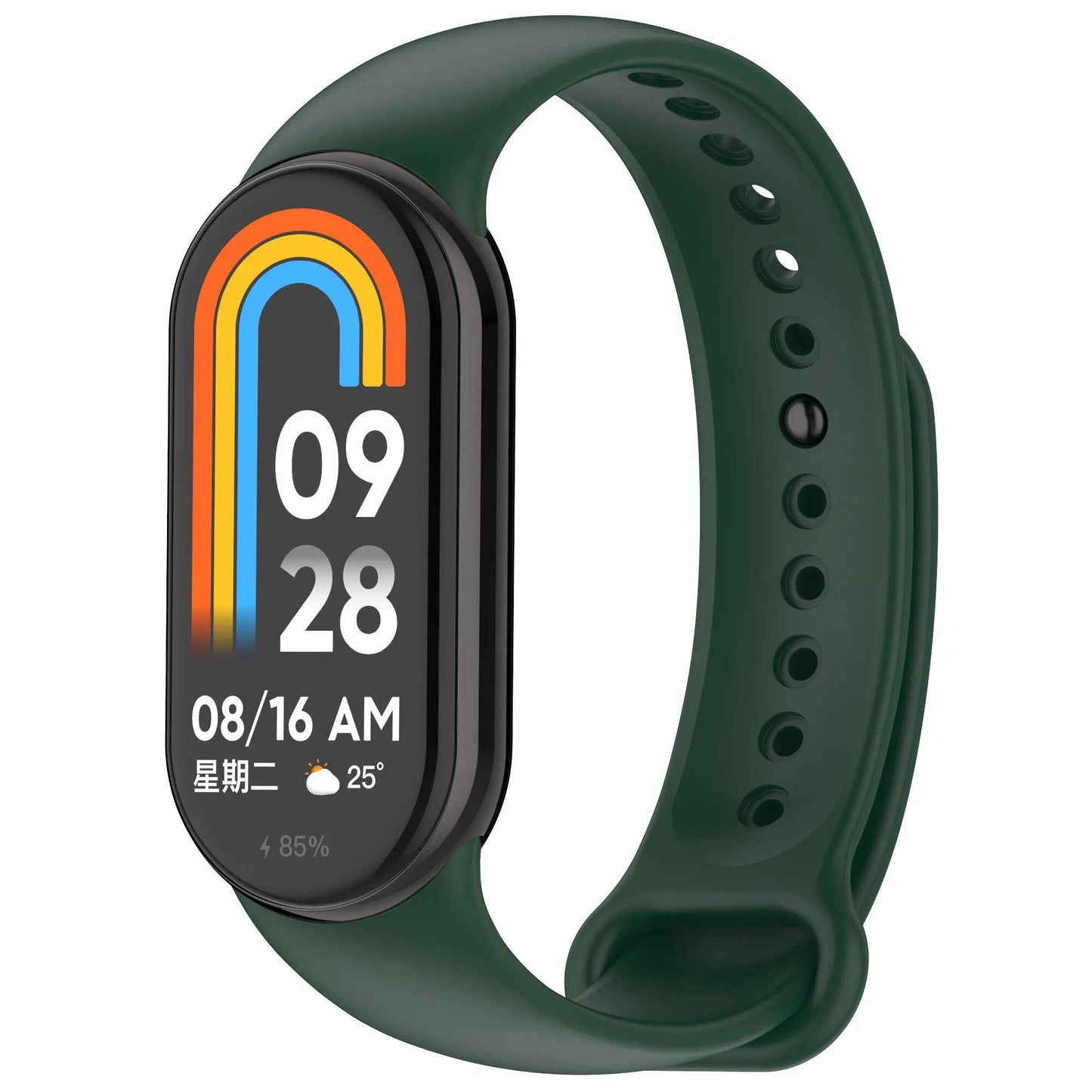 Xiaomi Mi Band 8/9用シリコンバンド 交換用ソフトリストバンド ストラップ ベルト アクセサリー バンドカラー:バンド幅 並行輸入品