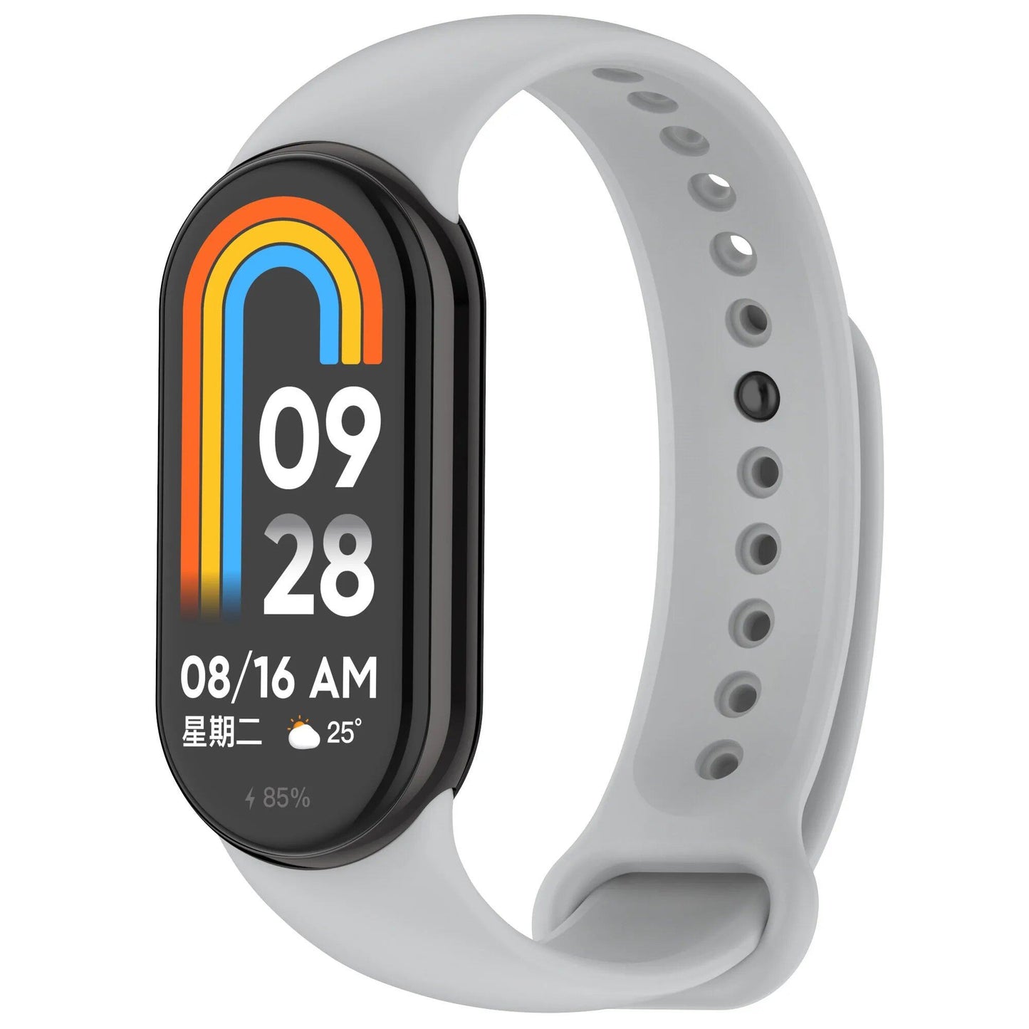 Xiaomi Mi Band 8/9用シリコンバンド 交換用ソフトリストバンド ストラップ ベルト アクセサリー バンドカラー:バンド幅 並行輸入品