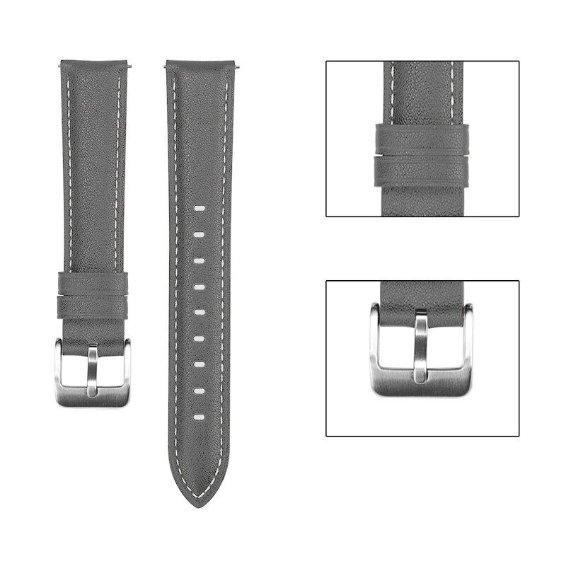 Huawei Watch Fit 2 Leather Strap, Stylish Band, Elegant Bracelet with Connector, Size: Compatible with Huawei Watch Fit, Parallel Import