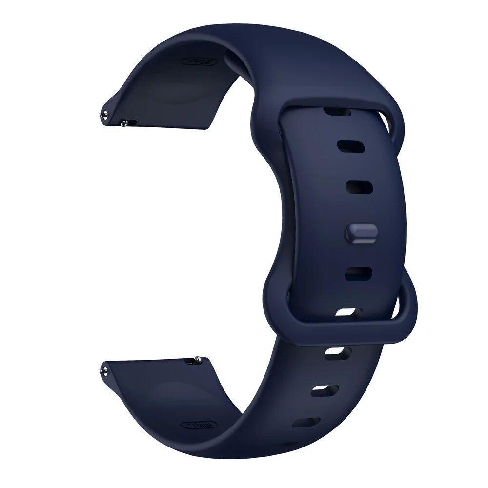 RealMe Watch 2 / 3 Pro / S / S Pro Sport Silicone Wristband - 20mm / 22mm Replacement Soft Watch Strap, Band Color: mm, Parallel Import