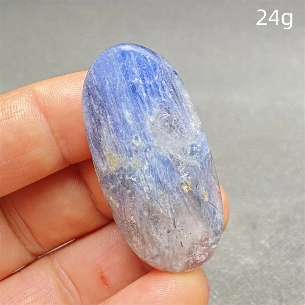 High-Quality Natural Kyanite Crystal for Palm Play, Hand Polishing, Meditation Massage, Magic Stone, Home Decoration, Colorful, Parallel Import