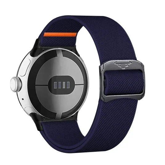 Google Pixel Watch 3/2/1 41mm用 ナイロンループストラップ - Google Pixel 41mm対応 伸縮スポーツバンド 交換用アクセサリー バンドカラー: 並行輸入品