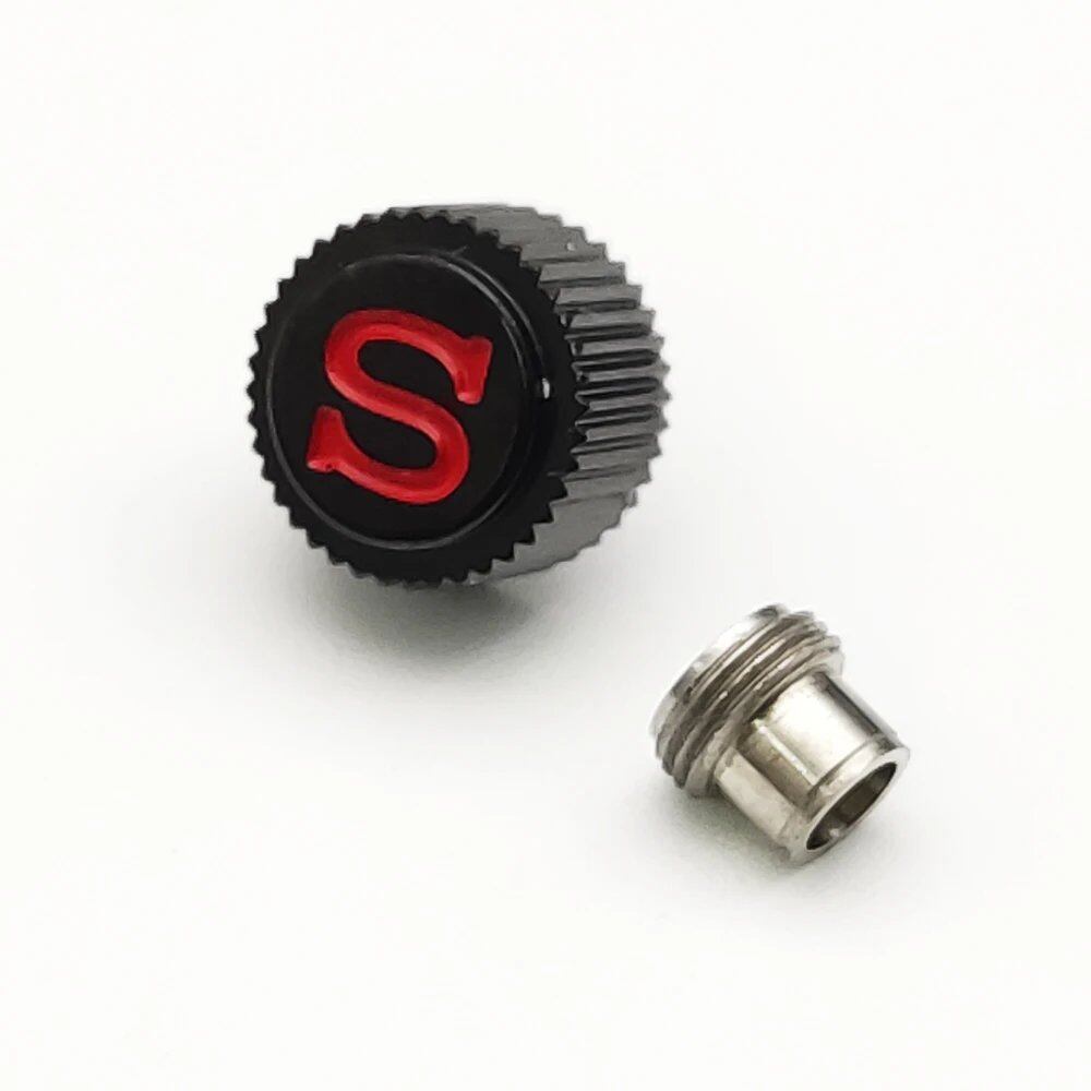Stainless Steel Watch Crown Accessory Handle for 7S26/NH35/NH36/NH35a/NH36a/NE15/4R35/4R36/6R15 Movements (Compatible with SKX007/SKX009) Parallel Import