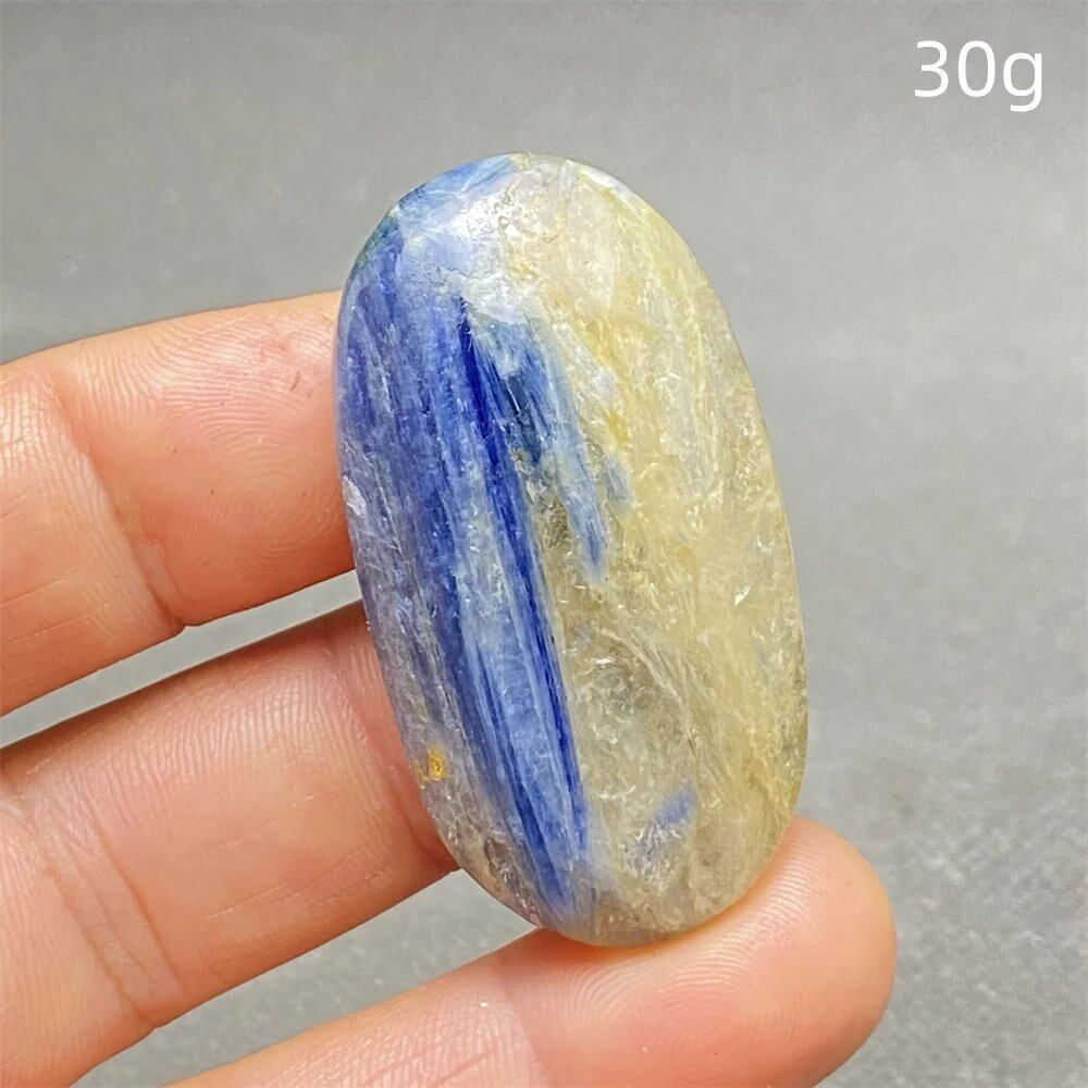 High-Quality Natural Kyanite Crystal for Palm Play, Hand Polishing, Meditation Massage, Magic Stone, Home Decoration, Colorful, Parallel Import