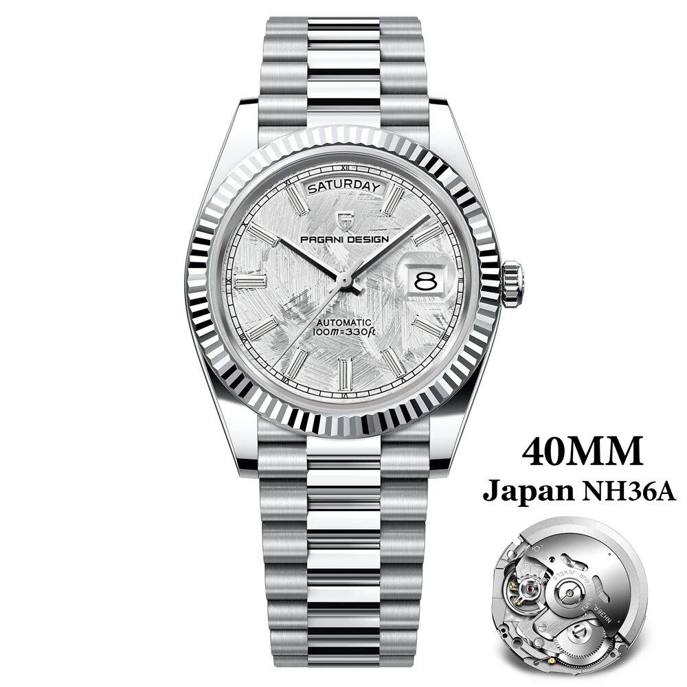Pagani Design New Luxury Rose Gold DD40 Automatic Men's Watch NH36A Mechanical Stainless Steel Waterproof; Ships from: Parallel Import