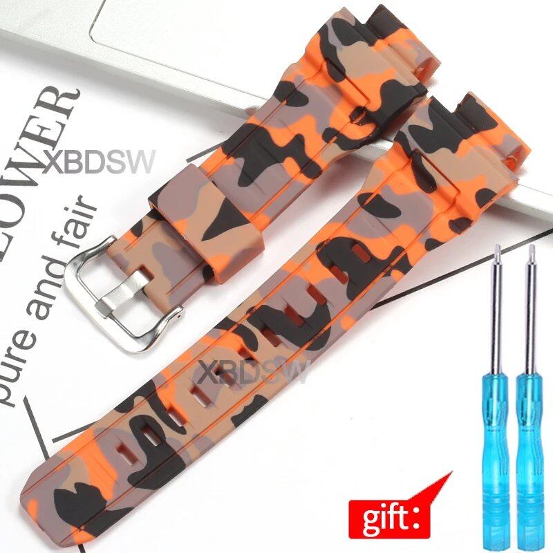 Waterproof men's rubber watch band replacement strap for Casio G-9300, GW-9300, and GW-9400; Band width: 20mm; Ships from: Parallel import