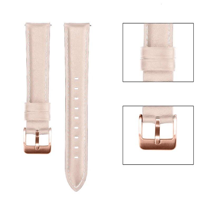 Huawei Watch Fit 2 Leather Strap, Stylish Band, Elegant Bracelet with Connector, Size: Compatible with Huawei Watch Fit, Parallel Import