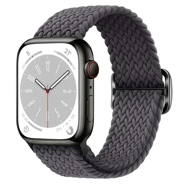 アップルウォッチUltra 2用ナイロンストラップ バンド 49mm 40mm 44mm 41mm 38mm 45mm対応 伸縮ブラidedループ ブレスレット iWatchシリーズ9/8/7/6/SE/5/4対応 バンドカラー:mm 並行輸入品