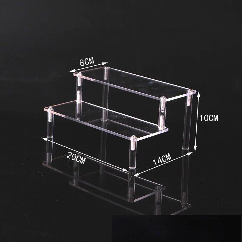 1-5 Tier Acrylic Display Stand/Clear Case (for Cupcakes, Perfume, Dolls, Amiibo, and Funko POP Figures) Color: Parallel Import
