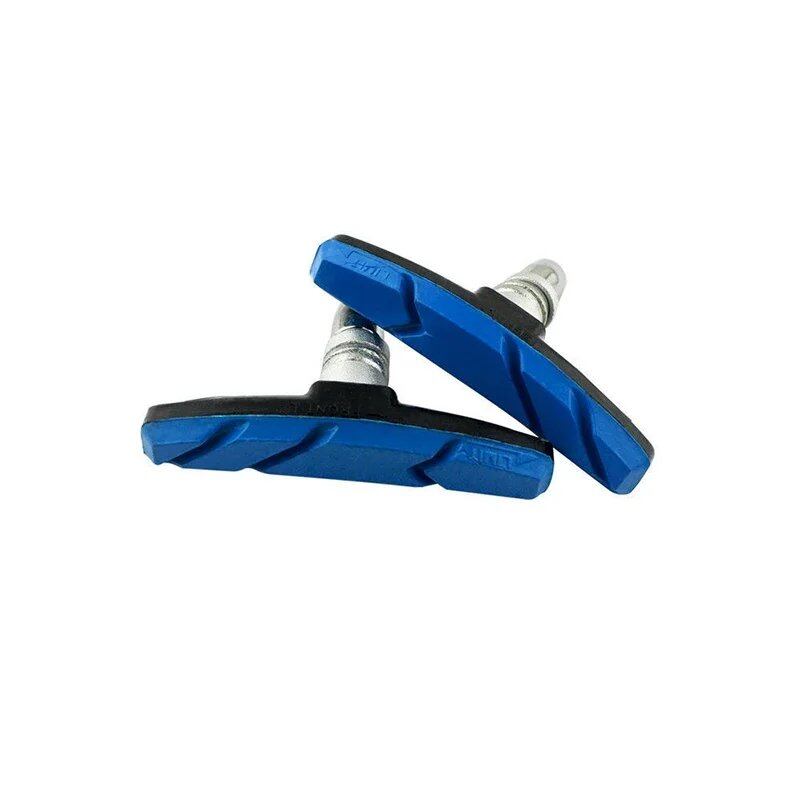 Set of 1/2/4/6/10 Silent Brake Pads for MTB and Road Bikes, Bicycle V-Brake Shoes, Durable Cycling Accessories, Color: Parallel Import
