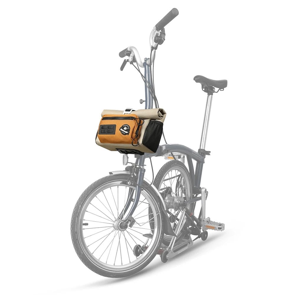 Rhinowalk 4L Bicycle Handlebar Bag, Cycling Front Quick Release Urban Basket Shoulder Bag for Brompton, Dahon, and Folding Bikes. Color: 4L; Ships from: Parallel Import
