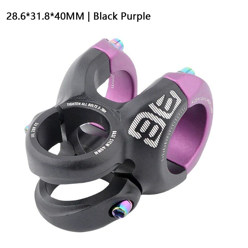 HASSNS DH40 Mountain Bike Stem, Short Power Handlebar Table for Road Bikes, MTB Power Stem, 28.6*31.8/35*40mm, Stem Riser, Cycling Bridge, Color: DH40, Parallel Import
